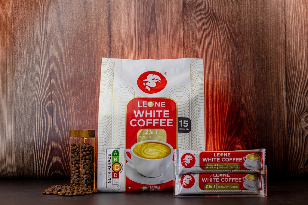 Leone 2 in 1 White Coffee (15s x 25g)
