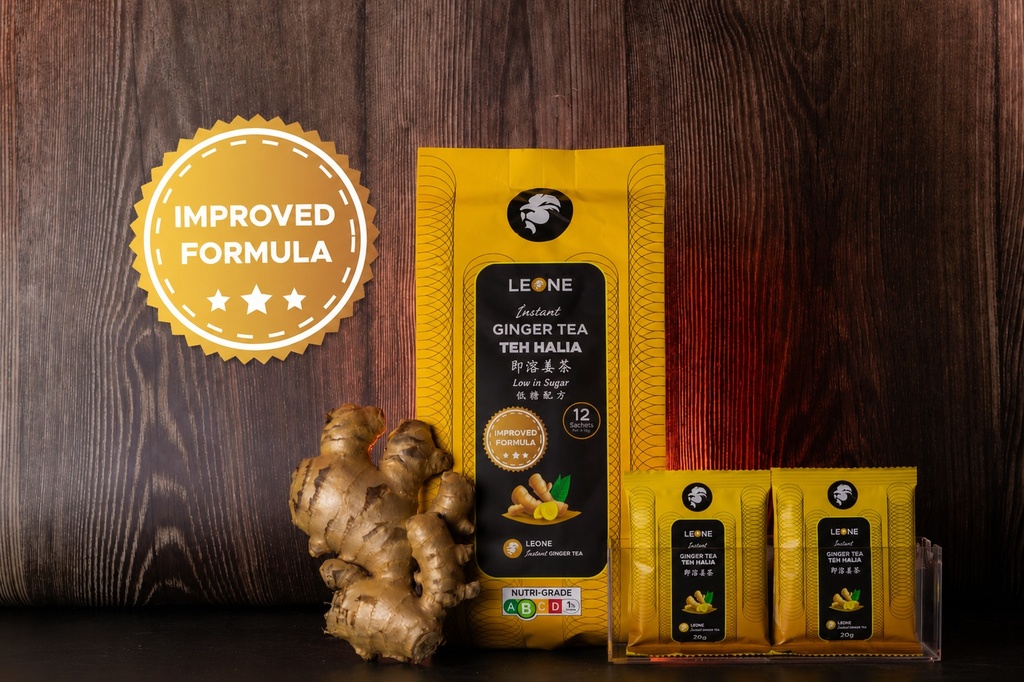 Leone Ginger Tea - Low Sugar (12s x 15g)